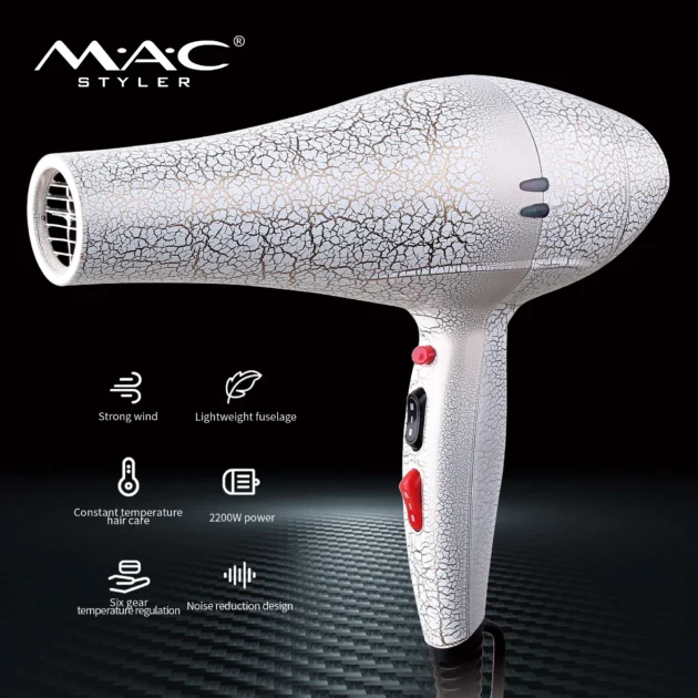 Sèche Cheveux Professionnel – Turbo Ionic – MC-6622