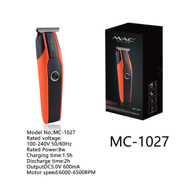 Tondeuse Barbe / Corps Hommes 8 W – zero – 2 V – Rouge